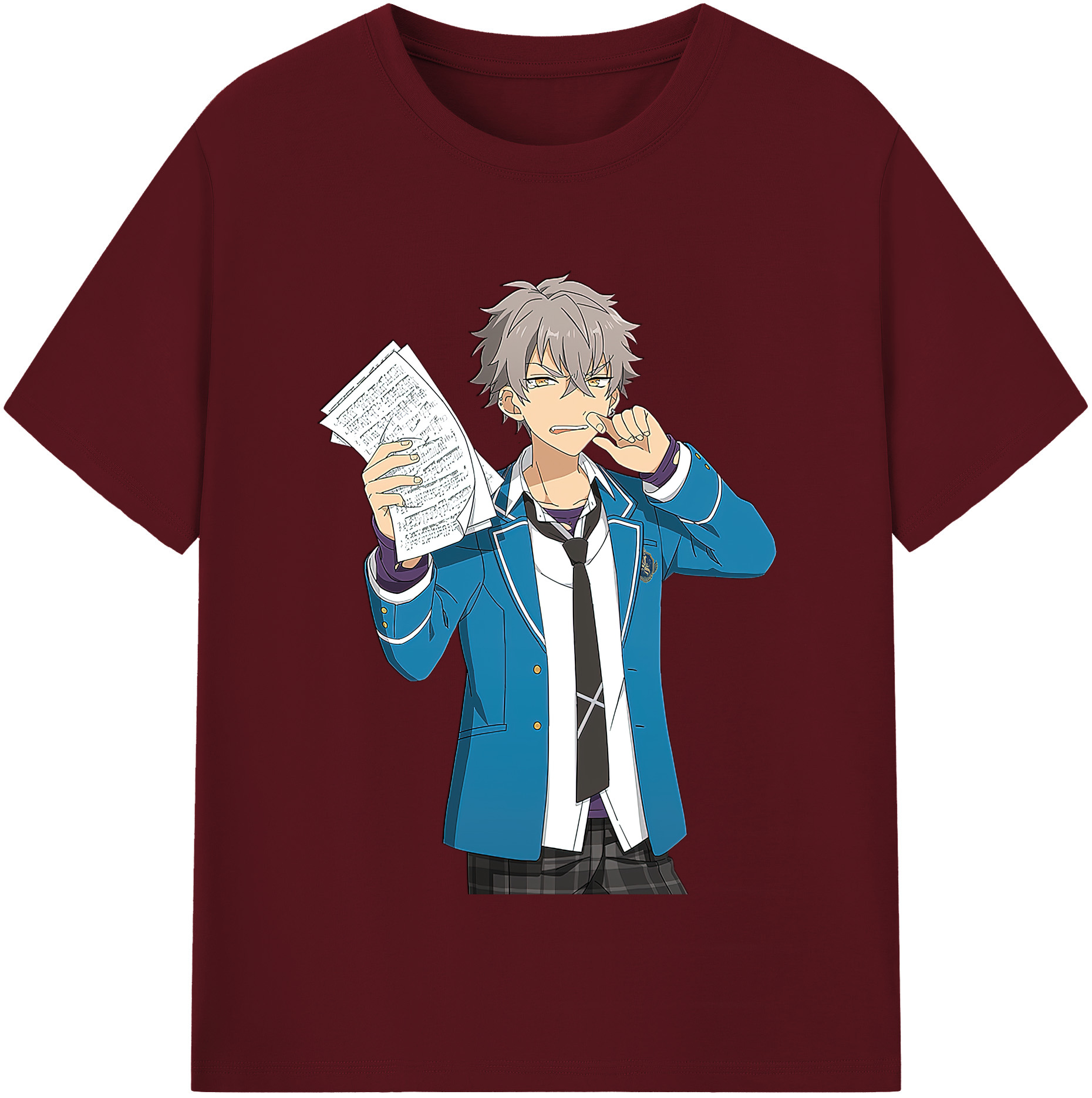 （画像用） あんさんぶるスターズ! Ensemble Stars 綿100％半袖Tシャツ（フロントプリント）
